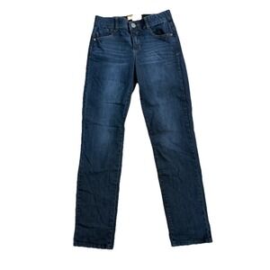 Democracy Ab Technology Solution Jeans Straight Sz 4 (27x29.5) Blue Slimming